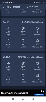 Daily Forecast android App screenshot 3